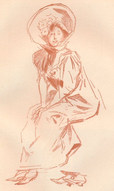 サンギネの絵、c1900 1903-1904 作： Jules Cheret