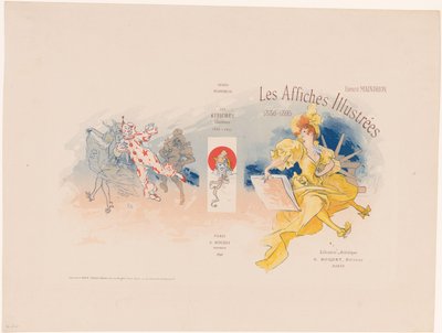 Ernest Maindron による Omslag voor イラスト付きポスター 作： Jules Cheret