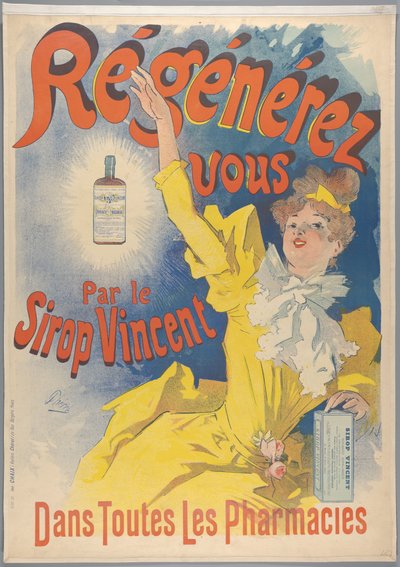 Sirop Vincent, 1893 作： ジュール・チェレット