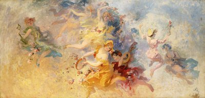 春、1900 作： Jules Cheret