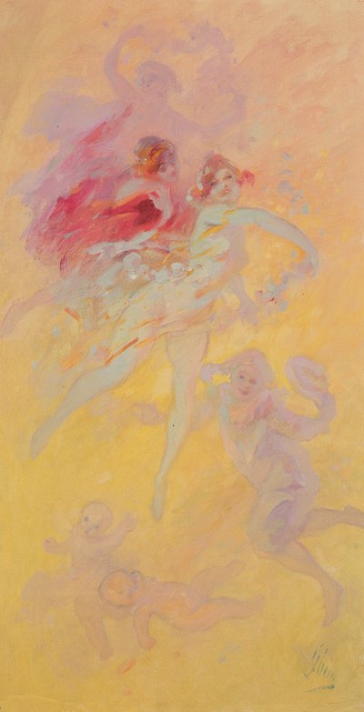 無題、1890年頃 作： Jules Cheret