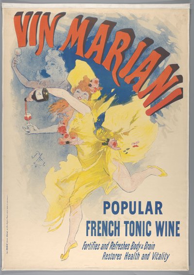 Vin Mariani, 1894 作： ジュール・チェレット