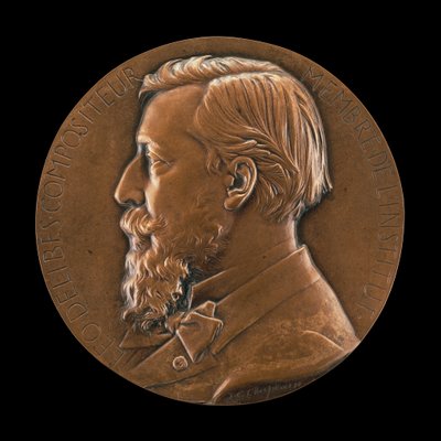 レオ・デリベ（1836-1891）作曲家、1870年頃。 作： ジュール・クレメント・チャプレン