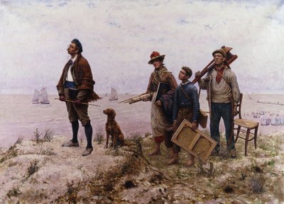 アマチュア画家。アマチュア画家、 作： Jules Denneulin