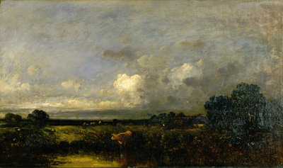 牛のいる風景 作： Jules Dupré