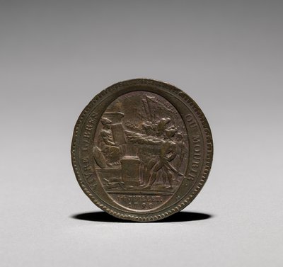 メダル: 1792 年、パリのモヌロン兄弟によって発行された 5 つのソル。 作： Jules Dupré