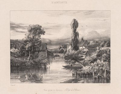 アランソンで撮影したビュー 作： Jules Dupré