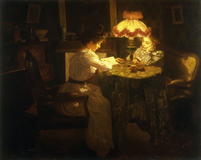 灯火 作： Jules Emile Crochet