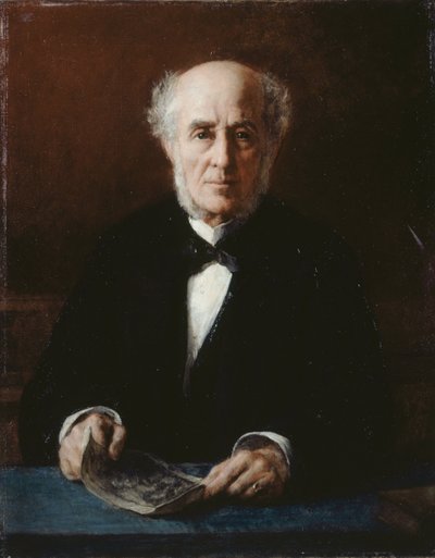 作家エティエンヌ・アラゴの肖像 1802-1892 , 1882. 作： Jules Emmanuel Valadon