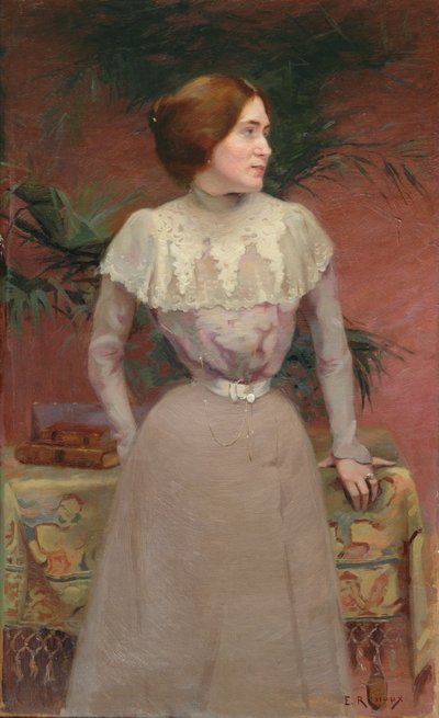 マダムルノーの肖像 作： Jules Ernest Renoux