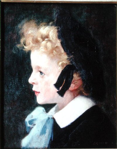 画家の息子、マルセル・ルヌーの肖像 作： Jules Ernest Renoux