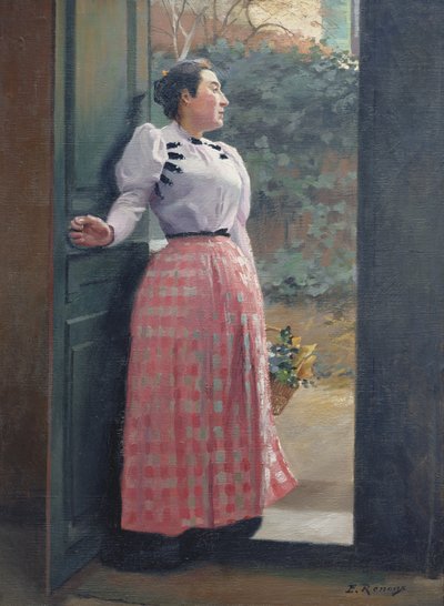 市場からの復帰 作： Jules Ernest Renoux