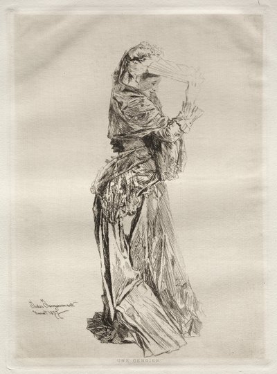ジェノワーズ、1877年。 作： Jules Ferdinand Jacquemart