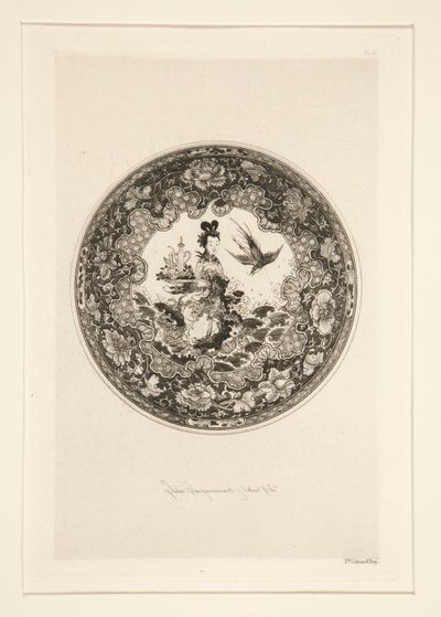 フォンデメイルソーサー 作： Jules Ferdinand Jacquemart