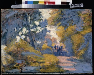 晴れ道。 ジュール・レオン・フランドリンの絵画（ジュール・レオン・フランドリン） 作： Jules Flandrin