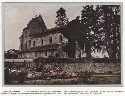 ファヴレッセ教会 作： Jules Gervais Courtellemont