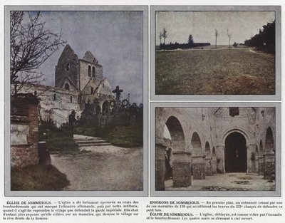 ソンムス教会、ソンムス周辺、ソンムス教会 作： Jules Gervais Courtellemont