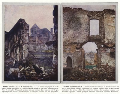 フェルメデュシャトーモンソー、モンソー遺跡 作： Jules Gervais Courtellemont