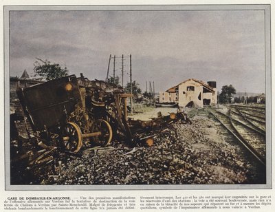 ドンバールアンアルゴンヌ駅 作： Jules Gervais Courtellemont