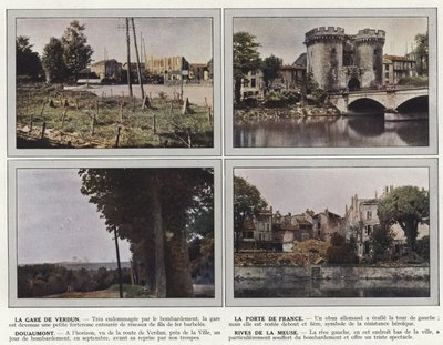 ヴェルダン鉄道駅、ラポルトドフランス、ドゥオーモン、リーヴスドラムーズ 作： Jules Gervais Courtellemont