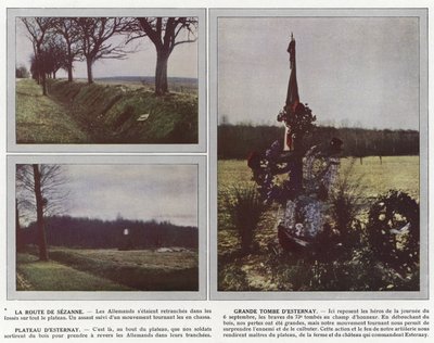 セザンヌのルート、エステルネの大墓、エステルネ高原 作： Jules Gervais Courtellemont