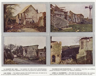 混乱の後の友の会、ヴィルヌーヴ=レズ=シャルルヴィル、農場 作： Jules Gervais Courtellemont