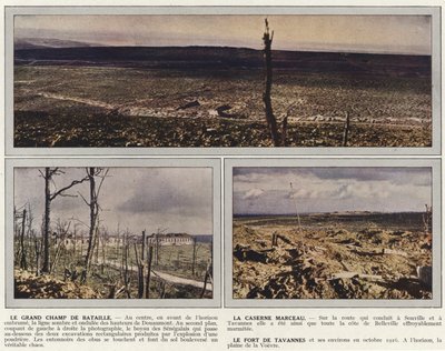 グランドバトルフィールド、マルソー兵舎、タヴァンヌの砦 作： Jules Gervais Courtellemont