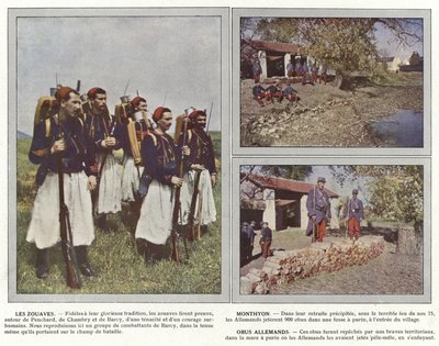 Zouaves、Monthyon、ドイツのシェル 作： Jules Gervais Courtellemont