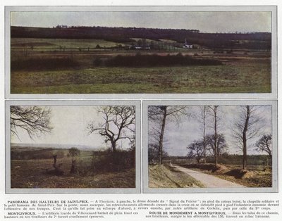モンジヴルーモンジヴルー、サンプリクスの高原のパノラマ 作： Jules Gervais Courtellemont