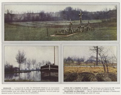 セルマイズ、マルヌライン運河、ドイツ海溝 作： Jules Gervais Courtellemont