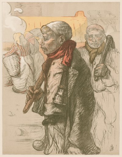 Au Pays Noir ブラックカントリーにて、1898年頃。 作： Jules Gustave Besson