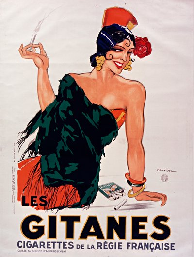 シガレット ジタネス、1931年。 作： Jules Isnard Dransy