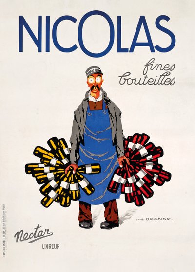 ニコラス、ネクター、1930年頃（カラーリト） 作： Jules Isnard Dransy