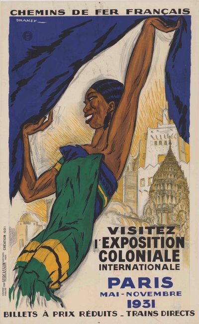 パリ植民地展示会1931年の国際植民地展示会。 作： Jules Isnard Dransy