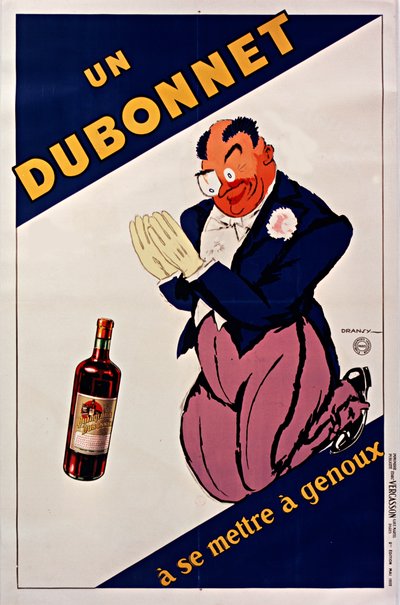 跪くデュボネ、1932年。 作： Jules Isnard Dransy