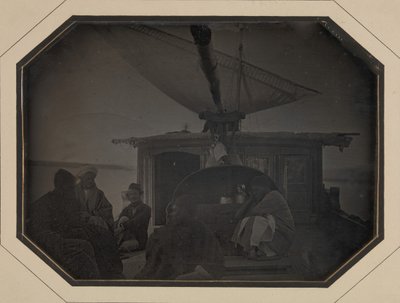 ムッシュ・イティエのカンジがナイル川で出航したのは1845-46年。 作： Jules Itier