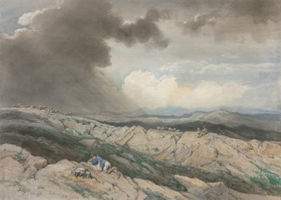 羊飼いのいる風景 作： Jules Joseph Augustin Laurens