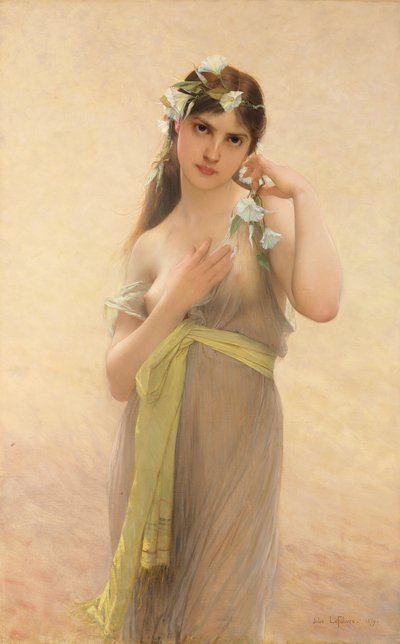 モーニンググローリー、1879 作： Jules Joseph Lefebvre