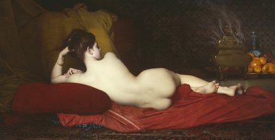 オダリスク、1874 作： Jules Joseph Lefebvre