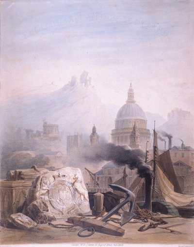 セントポールの画像のモンタージュ、c1855 作： Jules Louis Arnout