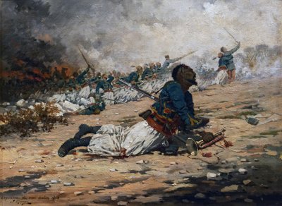 トルコの傷のラッパ、1870年8月6日、1888年頃 作： Jules Monge