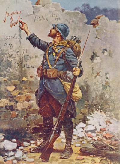 最後まで、1916 作： Jules Monge