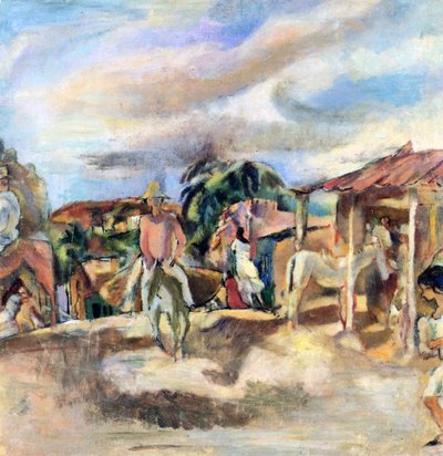 キューバの村 作： Jules Pascin