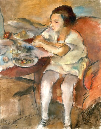 遅めの朝食 作： Jules Pascin
