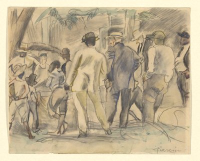 群集、チャールストン 作： Jules Pascin