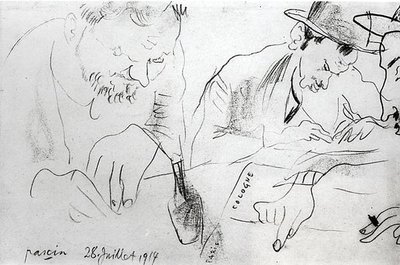 パリ-ケルン 作： Jules Pascin