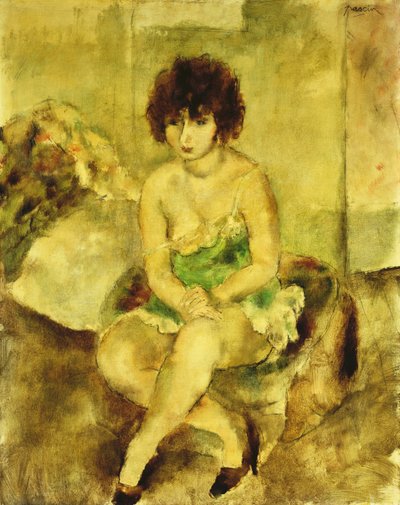 ルーシー・クローグの肖像、1925年頃 作： Jules Pascin