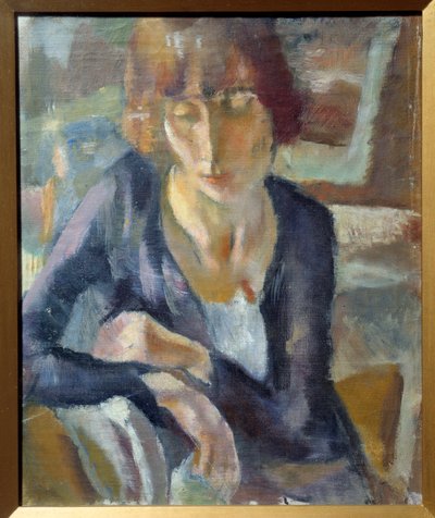 エルミーヌ・ダヴィッドの肖像 絵画 ジュール・パスカン（1885-1930） 20世紀 日0,52x0,43 m リヨン、ボザール美術館（Musee des Beaux Arts 作： Jules Pascin
