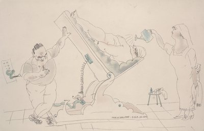 還元（カラーエッチング） 作： Jules Pascin