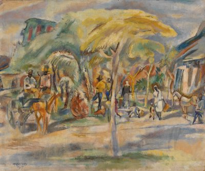 南部の風景 作： Jules Pascin